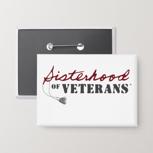 Sisters of Veterans Military Pride Design 缶バッジ (正面/裏面)