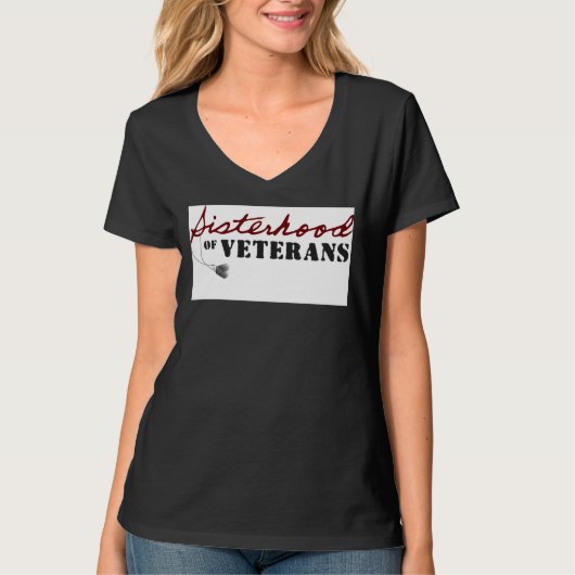 Sisters of Veterans Military Pride Design Tシャツ (正面)