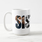 Sisters Photo Collage Coffee Mug Gift コーヒーマグカップ (左)