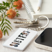 Sisters Photo Collage Keychain Gift for Sister キーホルダー (正面右)