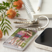 Sisters Photo Collage Keychain – Same Hearts キーホルダー (正面右)