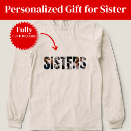 Sisters Photo Collage Long Sleeve Shirt トライブレンドＴシャツ