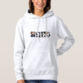 Sisters Photo Collage Pullover Hoodie パーカ (正面)