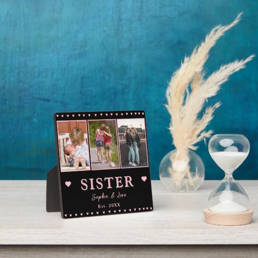 Sisters Photo Mug Plaque – Custom Gift for Her フォトプラーク (インサイチュ)