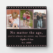 Sisters Photo Mug Plaque – Personalized Gift フォトプラーク (正面)