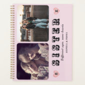 Sisters Photo Planner – Different Ages, Same Heart プランナー手帳 (正面)