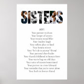 SISTERS Poster – Emotional & Fun Gift for Her ポスター (正面)