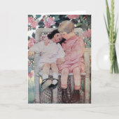 Sisters under Blossoms, Jessie Willcox Smith カード (正面)