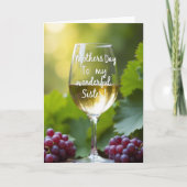 Sisters Wine Bouquet Card カード (正面)