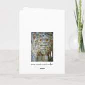 sistineのfelizのnavidad シーズンカード (裏面)