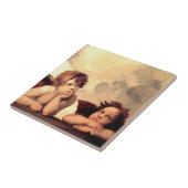 Sistineマドンナの天使Raffaelo Sanzio タイル (側面)