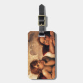 SistineマドンナRaphaelによる2つの天使 ラゲッジタグ (正面縦)