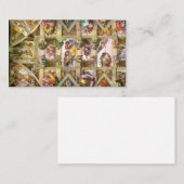 Sistine Chapel Ceiling By Michelangelo 名刺 (正面/裏面)