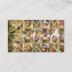 Sistine Chapel Ceiling By Michelangelo 名刺