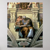 Sistine Chapel Ceiling: Cumaean Sibyl, 1510 ポスター (正面)