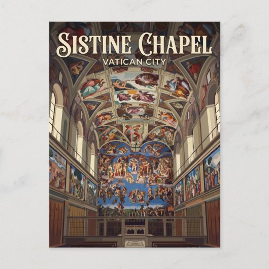 Sistine Chapel Vatican City ポストカード (正面)