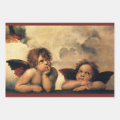 Sistine Madonna Angels by Raphael Sanzio ラッピングペーパーシート (正面)