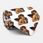 Sistine Madonna, Angels detail by Raphael Sanzio ネクタイ (ロール)