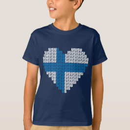Sisuのハートの子供のTシャツ Tシャツ