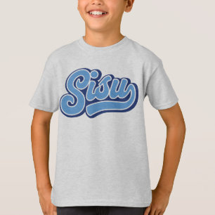 Sisuのフィンランドのキャラクター、フィンランドのTシャツ Tシャツ