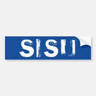SISUのフィン力のフィンランドの動揺してなフォントスタイル バンパーステッカー