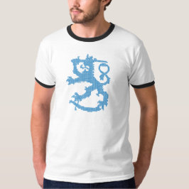Sisuのライオンの人の信号器のTシャツ Tシャツ