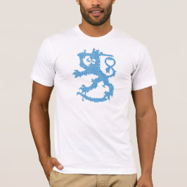Sisuのライオンの人の合われたTシャツ Tシャツ
