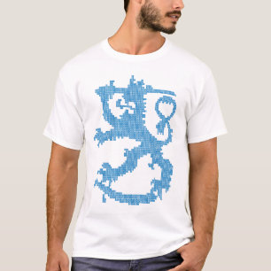Sisuのライオンの黒の幼児のEdunの生きているTシャツ Tシャツ