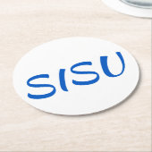 SISUフィンランドコースターセット(6ラウンドコースター) ラウンドペーパーコースター (アングル)