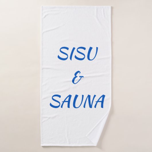 SISU &サウナフィンランドバスタオル（白） バスタオル (バスタオル)