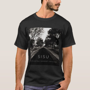 Sisu MFPの月例ランニングの挑戦人のTシャツ Tシャツ