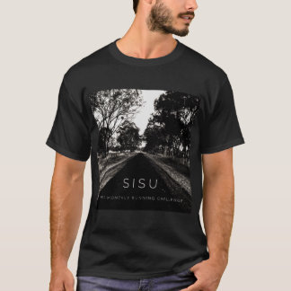 Sisu MFPの月例ランニングの挑戦人のTシャツ Tシャツ
