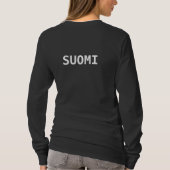 Sisu Suomiの長袖のTシャツ Tシャツ (裏面)