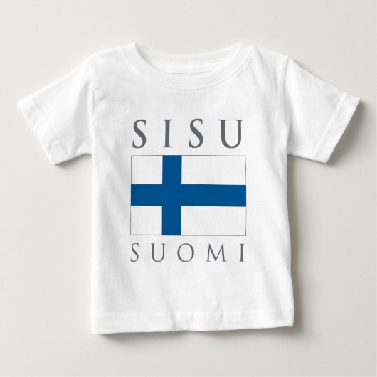 Sisu Suomi ベビーTシャツ (正面)