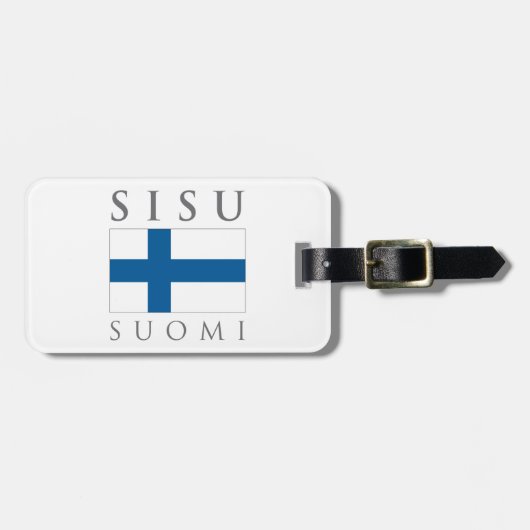 Sisu Suomi ラゲッジタグ (正面横)