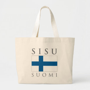 Sisu Suomi ラージトートバッグ