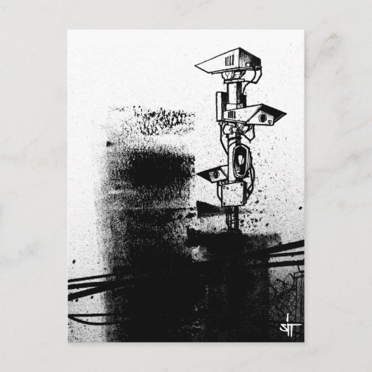 SIT "監視" ポストカード (正面)