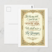 "Sit By My Side" Shakespeare ポストカード (正面/裏面)