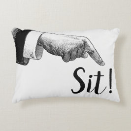 Sit Down Bossy Accent cushion アクセントクッション