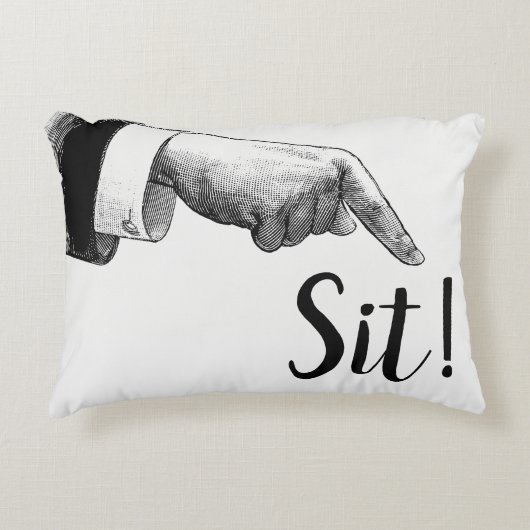 Sit Down Bossy Accent cushion アクセントクッション (正面)