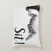 Sit Down Bossy Accent cushion アクセントクッション (正面(垂直))