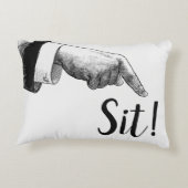 Sit Down Bossy Accent cushion アクセントクッション (裏面)