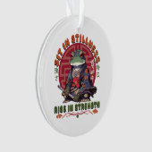 Sit in Stillness オーナメント (正面)