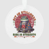 Sit in Stillness オーナメント (裏面)