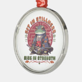 Sit in Stillness メタルオーナメント (左)