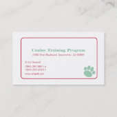 Sit Spot名刺 名刺 (裏面)