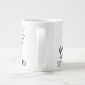 Sit-Stay-Love Basset Hound ジャンボコーヒーマグカップ (裏面)
