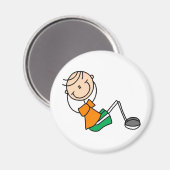 Sit Upsスティックフィギュア磁石 マグネット (正面/裏面)