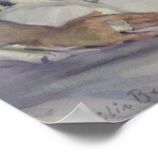 SitaとSaritaさん（猫を飼った少女） ポスター (角)