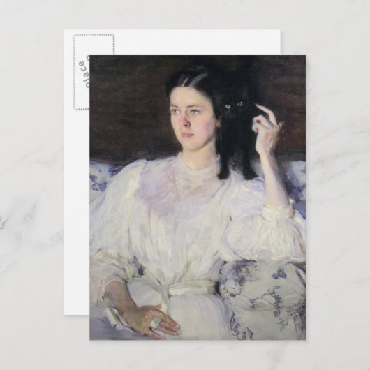 SitaとSaritaさん(猫を飼った少女) ポストカード (正面/裏面)